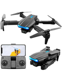 E99 Foldable Drone with 720p HD Camera, 360° Flip, Altitude Hold & LED Lights – Long Flight Time, App & Remote Control