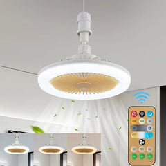 Modern Dimmable Ceiling Fan with Lights & Remote – 3 Speeds, 3 Color Modes,